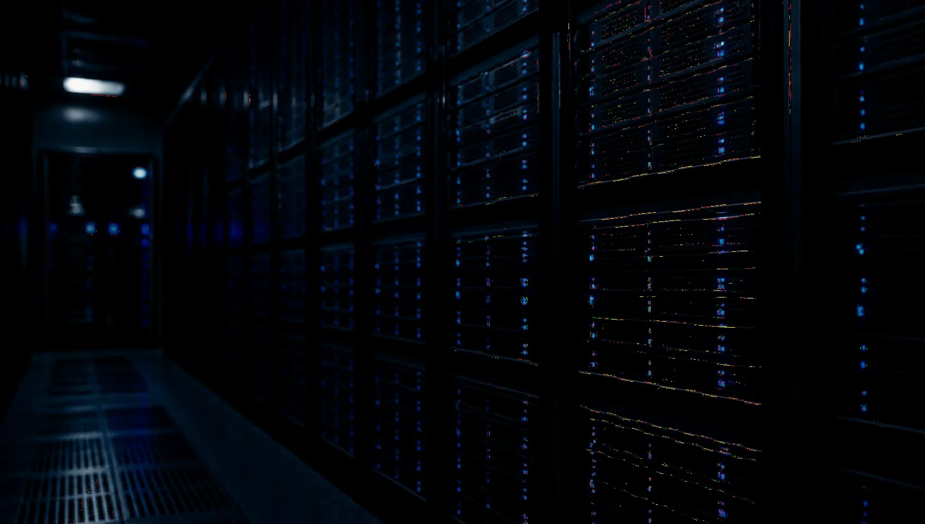 Aisle of private storage arrays in a secure data centre